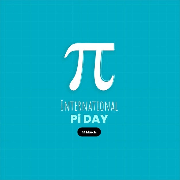 Folleto para las redes sociales del Día Internacional de Pi