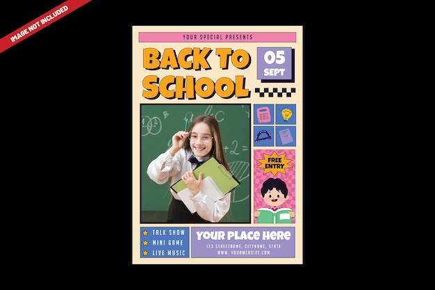 Folleto de regreso a la escuela