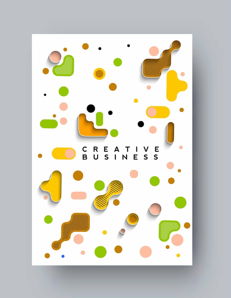 Vector folleto, volante, plantilla de póster de portada de revista, ilustración.