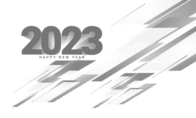 Fondo 2023 año nuevo diseño de ilustración vectorial