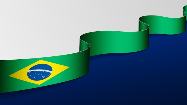 Fondo 3D con bandera de Brasil Un elemento de impacto para el uso que desea hacer de él