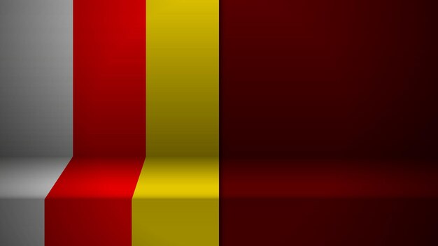 Fondo 3D con bandera de Osetia del Sur Un elemento de impacto para el uso que desea hacer de él