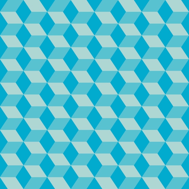 Fondo 3d de ilustración de vector de cubos azules