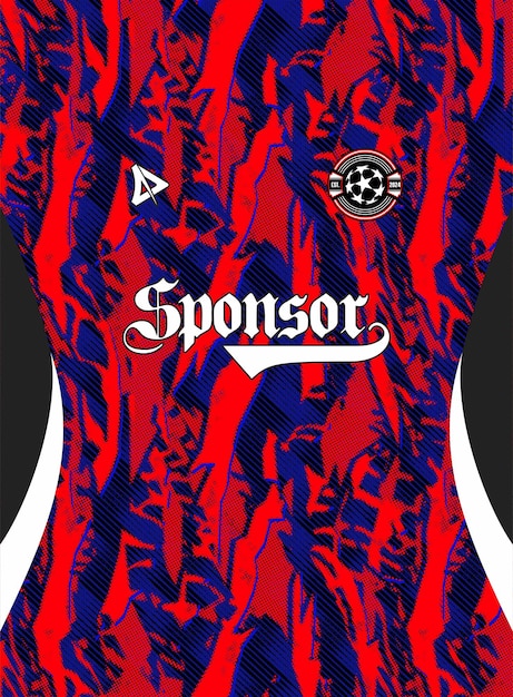 fondo abstrack semitono vector diseño de camiseta de fútbol para la sublimación