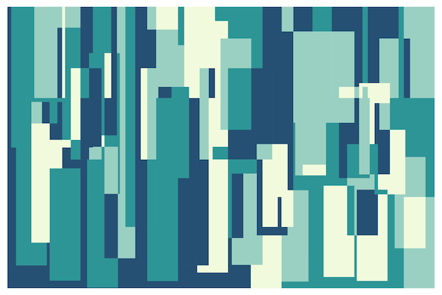 Fondo abstract de vectores con colores fríos para su diseño de recursos gráficos