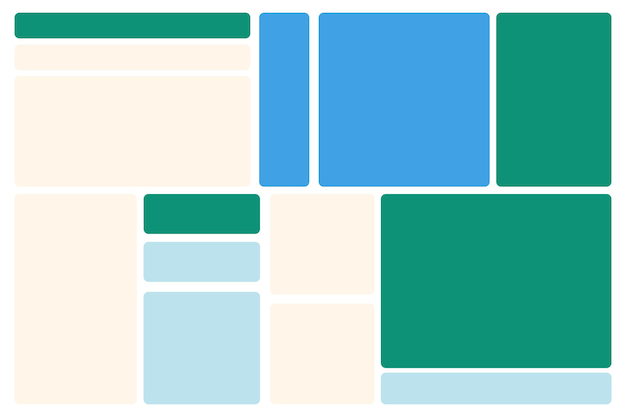 Fondo abstract de vectores con colores fríos para su diseño de recursos gráficos