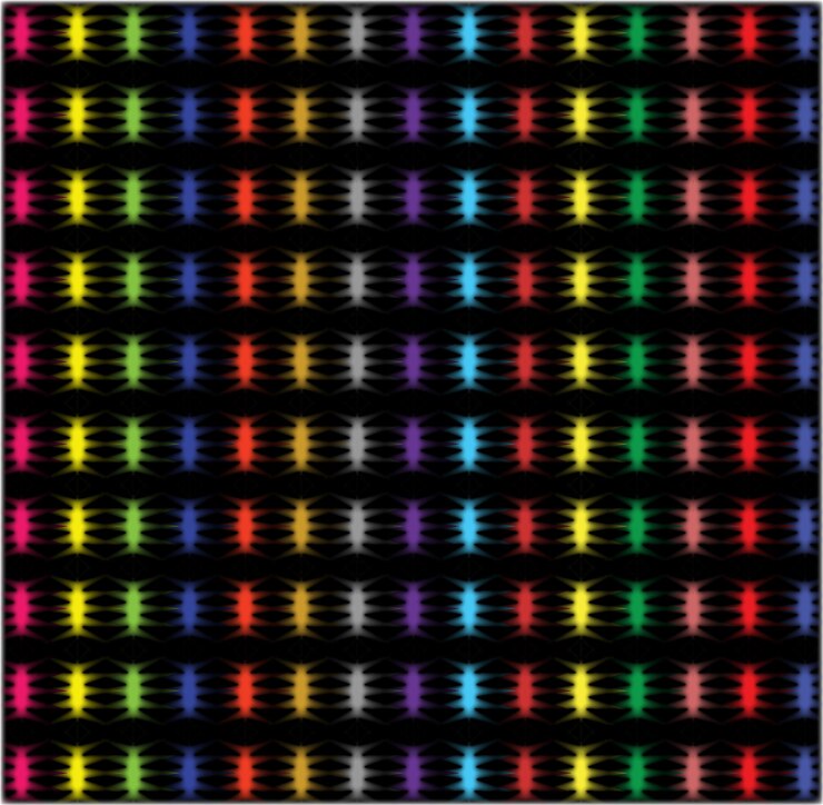 Vector fondo abstractamente colorido
