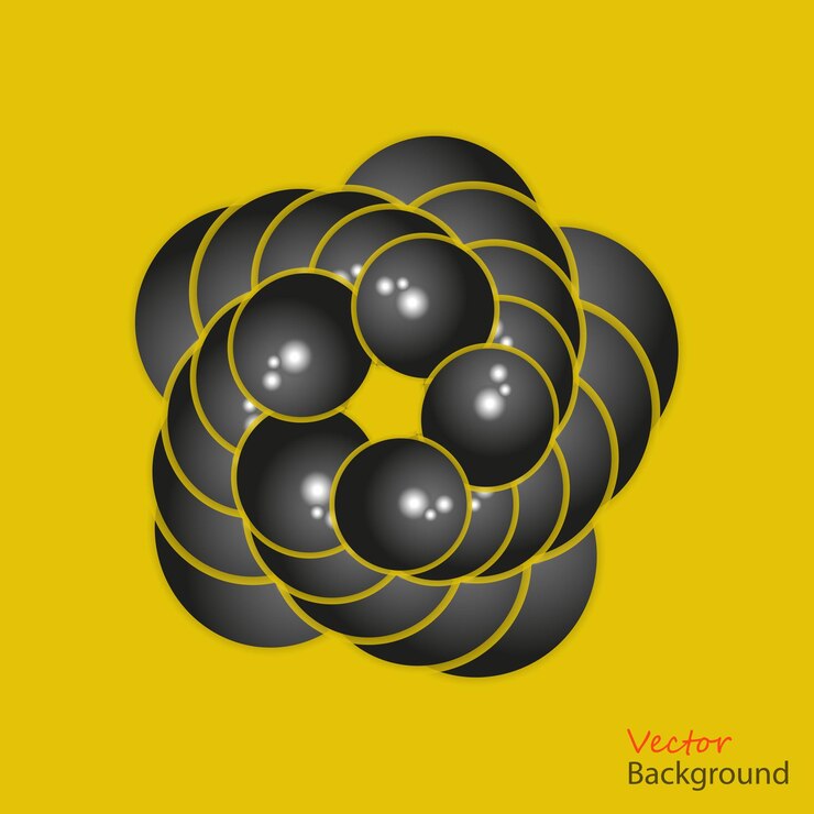 Vector fondo abstracto en 3d con el amarillo