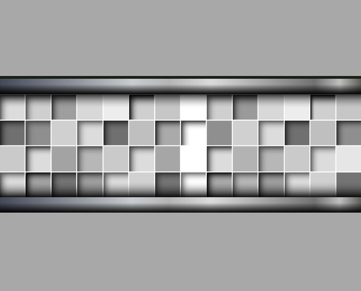 Vector fondo abstracto 3d con mosaico cuadrado dentro de ilustración vectorial