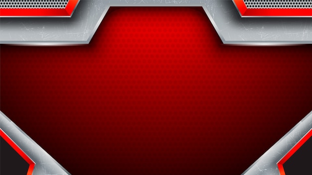 Fondo abstracto de acero rojo