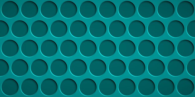 Fondo abstracto con agujeros circulares en colores azul claro