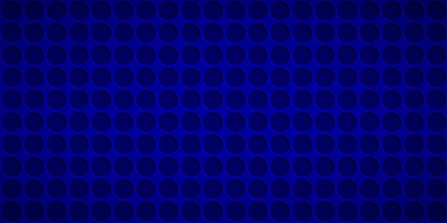 Fondo abstracto con agujeros circulares en colores azules
