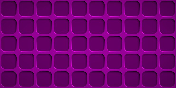 Vector fondo abstracto con agujeros cuadrados en colores morados