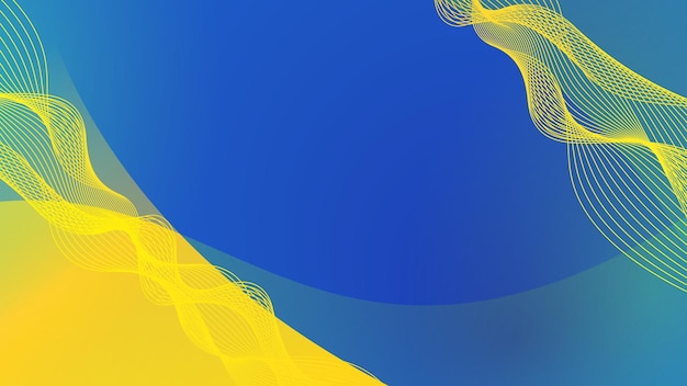 Fondo abstracto amarillo azul