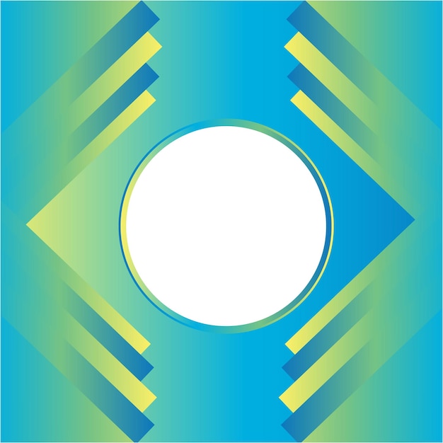 Fondo abstracto amarillo concepto moderno de tecnología energética azul geométrico con círculo blanco