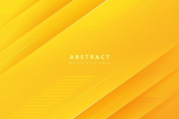 fondo abstracto amarillo con líneas vectoriales y sombreado diagonal dinámico moderno