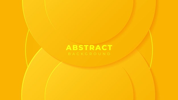 Fondo abstracto amarillo vibrante con círculos