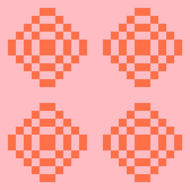 Fondo abstracto de arte de píxeles, patrón geométrico sin costuras.