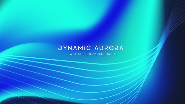 Fondo abstracto de aurora