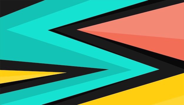 fondo abstracto azul amarillo claro y naranja claro con contornos geométricos para juegos deportivos