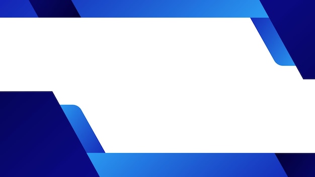 Fondo abstracto azul y blanco con formas mínimas de diseño vectorial