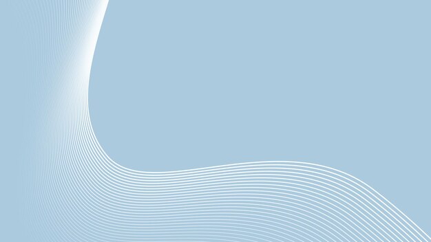Fondo abstracto azul cian con línea curva para el fondo o la presentación