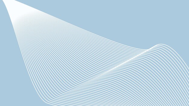 Fondo abstracto azul cian con línea curva para el fondo o la presentación