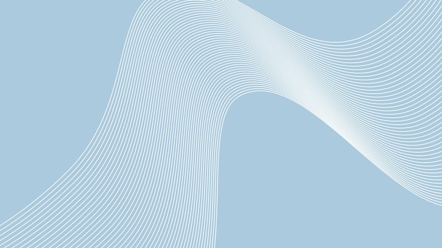Fondo abstracto azul cian con línea curva para el fondo o la presentación
