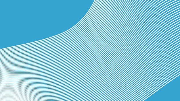 Fondo abstracto azul cian con línea curva para el fondo o la presentación