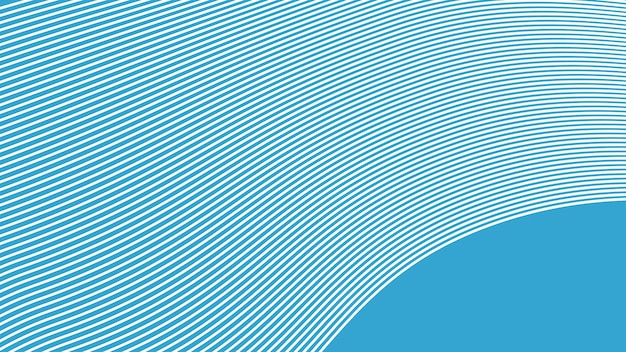 Fondo abstracto azul cian con línea curva para el fondo o la presentación