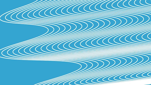Fondo abstracto azul cian con línea curva para el fondo o la presentación