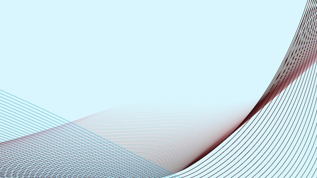 Fondo abstracto azul del cielo con línea curva para el fondo o la presentación