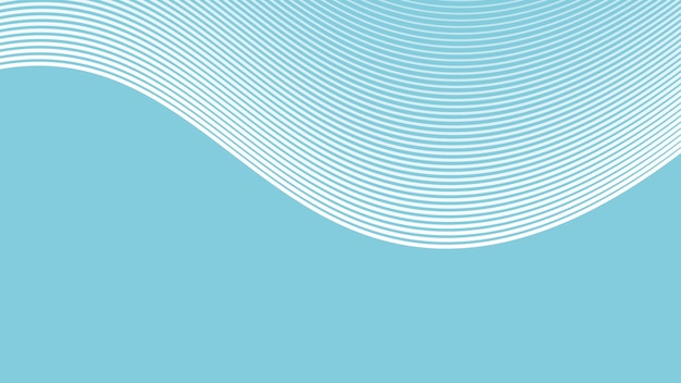Fondo abstracto azul del cielo con línea curva para el fondo o la presentación
