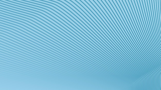 Fondo abstracto azul cielo con líneas curvas de rayas