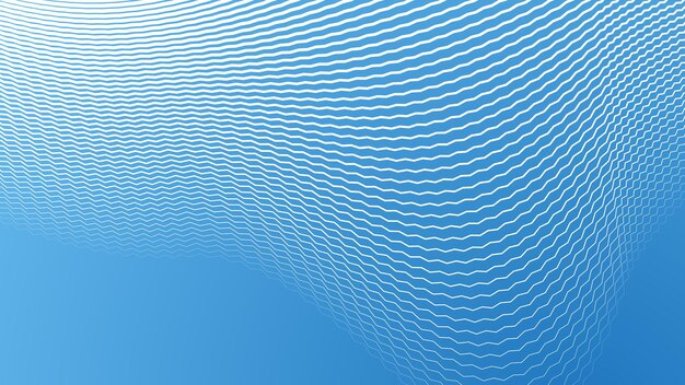 Fondo abstracto azul claro con rayas y líneas en zigzag para el fondo