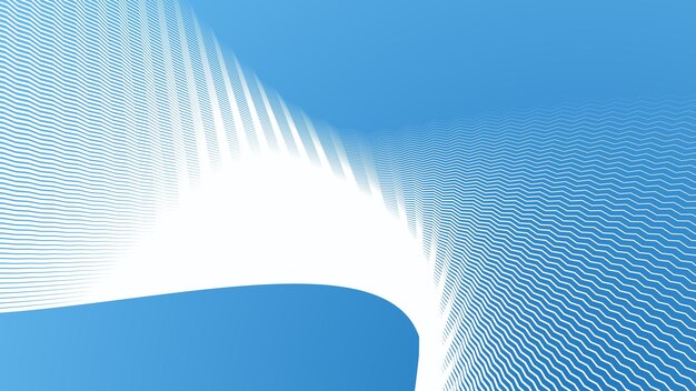 Fondo abstracto azul claro con rayas y líneas en zigzag para el fondo