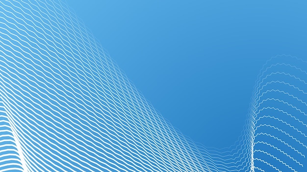 Fondo abstracto azul claro con rayas y líneas en zigzag para el fondo