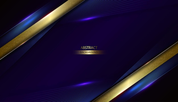 Fondo abstracto azul de lujo con gradiente con líneas claras