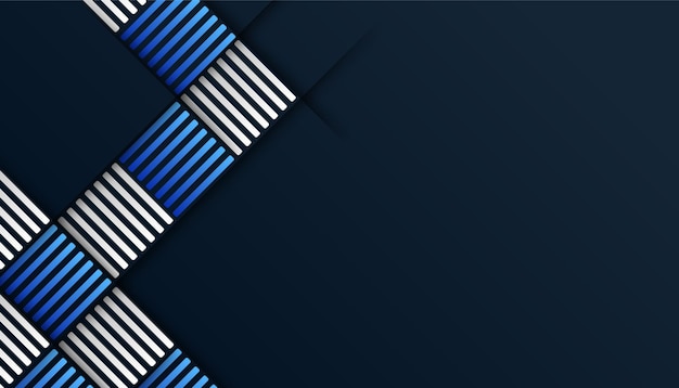 Fondo abstracto azul moderno. diseño de ilustración vectorial para  presentación, banner, portada, web, volante, tarjeta, afiche, papel tapiz,  textura, diapositiva, revista y powerpoint. | Vector Premium