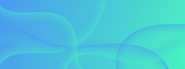 Fondo abstracto azul moderno con ondas en forma de círculo y color de gradiente