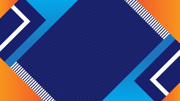 Fondo abstracto azul y naranja moderno