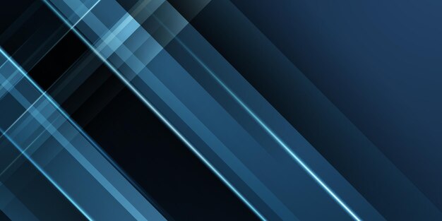 Fondo abstracto azul oscuro con concepto corporativo moderno. Fondo de forma geométrica degradado azul y negro con decoración de semitono