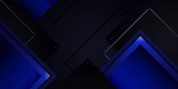 Fondo abstracto azul oscuro moderno