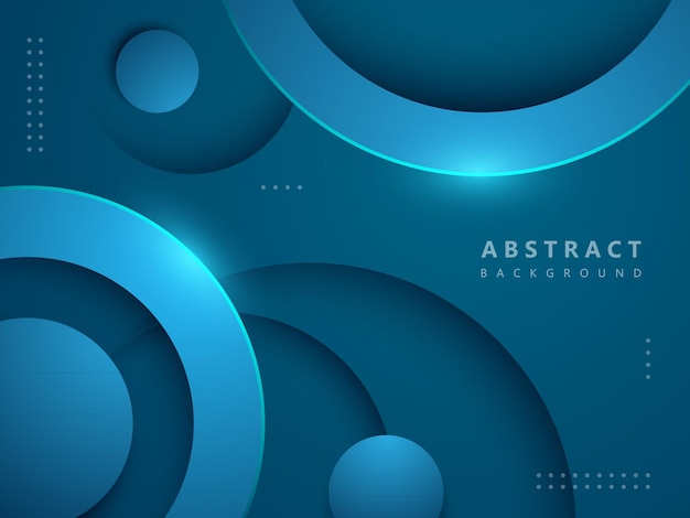 fondo abstracto azul de patrón de círculo brillante moderno
