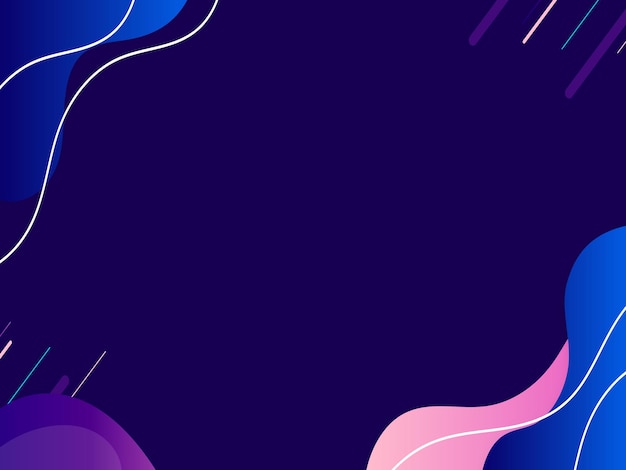 Fondo abstracto azul Patrón de líneas geométricas Líneas de gradiente azul brillante modernas Futurista