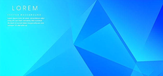 Fondo abstracto azul polígono