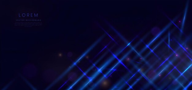 Fondo abstracto azul tecnología de luz