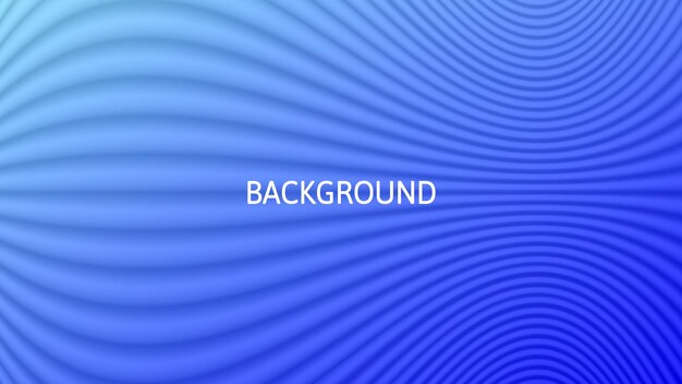 Fondo abstracto azul con textura 3D líneas onduladas y forma dinámica de gradiente patrón fichedélico