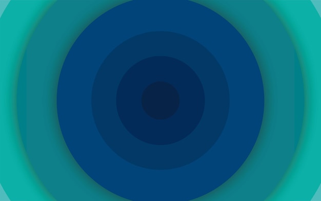 Fondo abstracto azul, vector de azulejos de círculo 3d