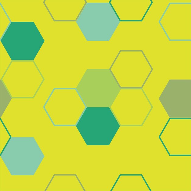 Fondo abstracto de azulejo hexagonal moderno